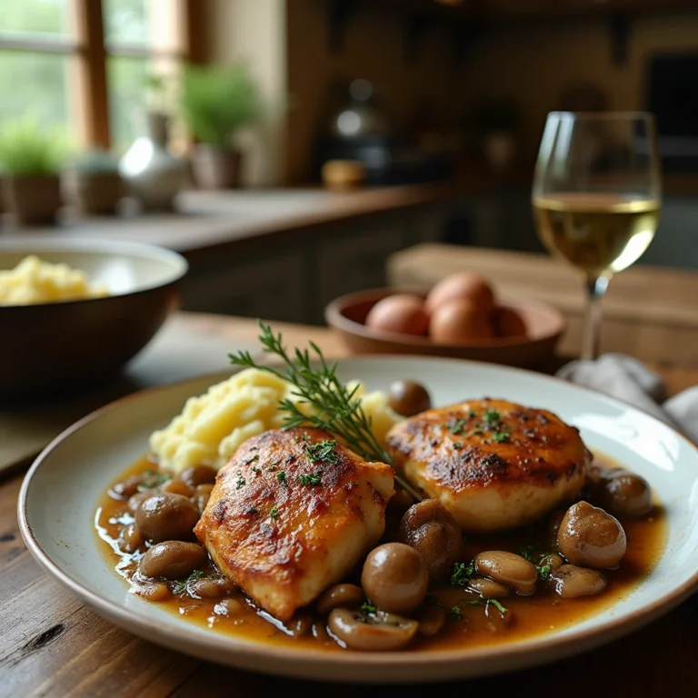 Classic French Chicken Thighs 1 Classic French Chicken Thighs