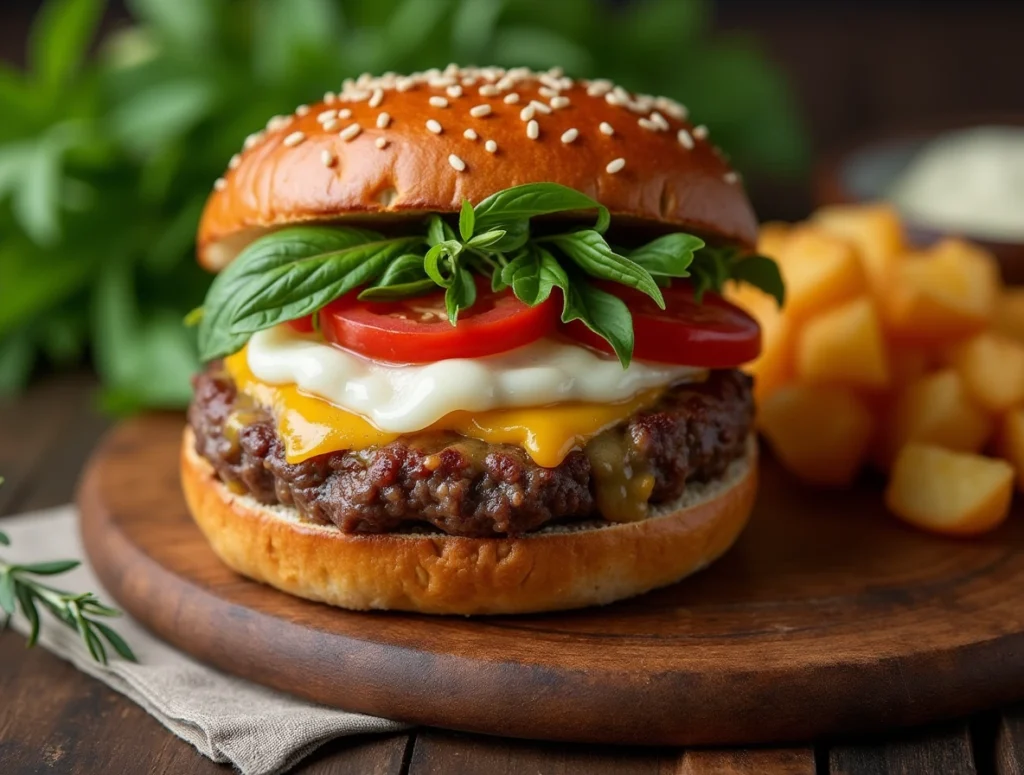 Easy Italian Hamburger Recipe with Fresh Ingredients 1 Easy Italian Hamburger Recipe with Fresh Ingredients