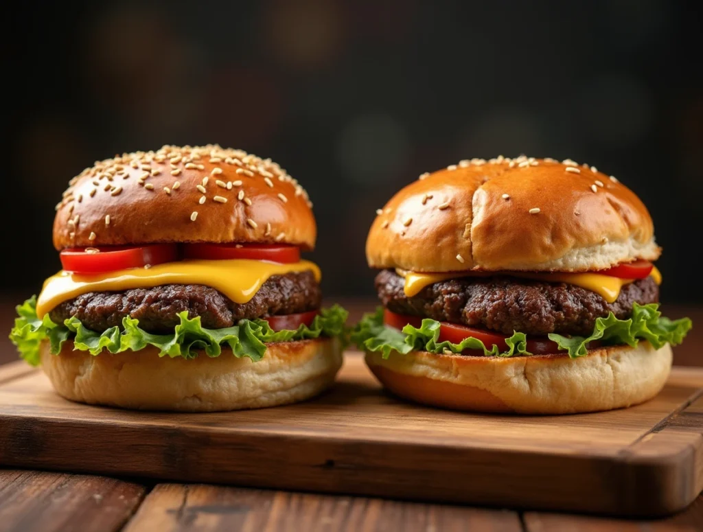 Italian Cheese Burger vs. Traditional Burger: What's the Difference? 1 italian cheese burger