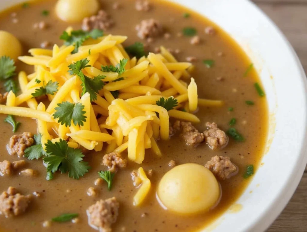 How to Make Hamburger Potato Soup from Scratch 1 hamburger