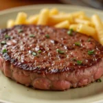 Homemade Hamburger Steaks with Onion Gravy Recipe 4 hamburger steaks with onion gravy