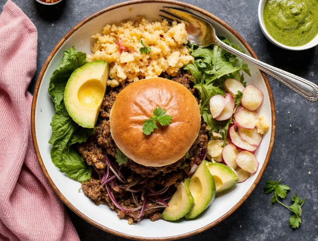 burger bowl recipe