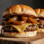 Amazing Ultimate Grilled French Onion Burger Recipe for BBQ Lovers 2 grilled French onion burger