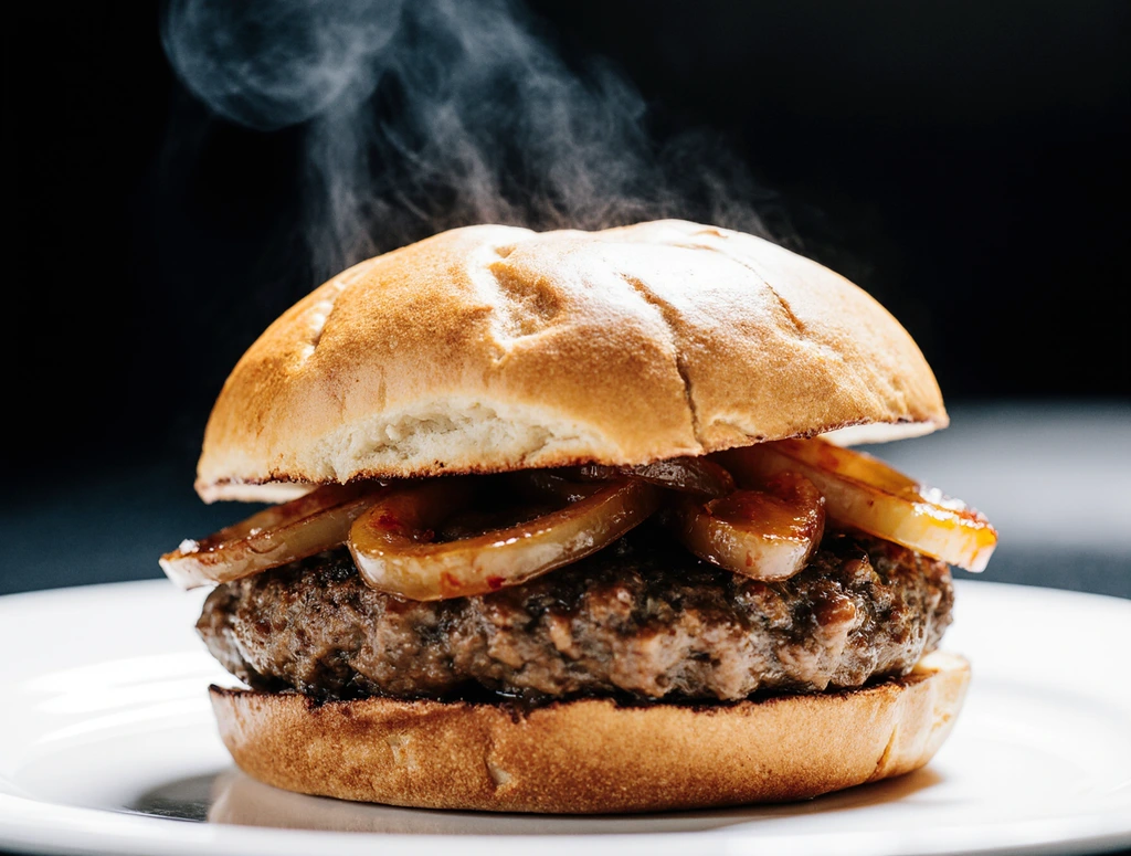 Delicious French-Style Ground Beef Onion Burger – Quick & Easy Weeknight Meal 1 ground beef onion burger 1