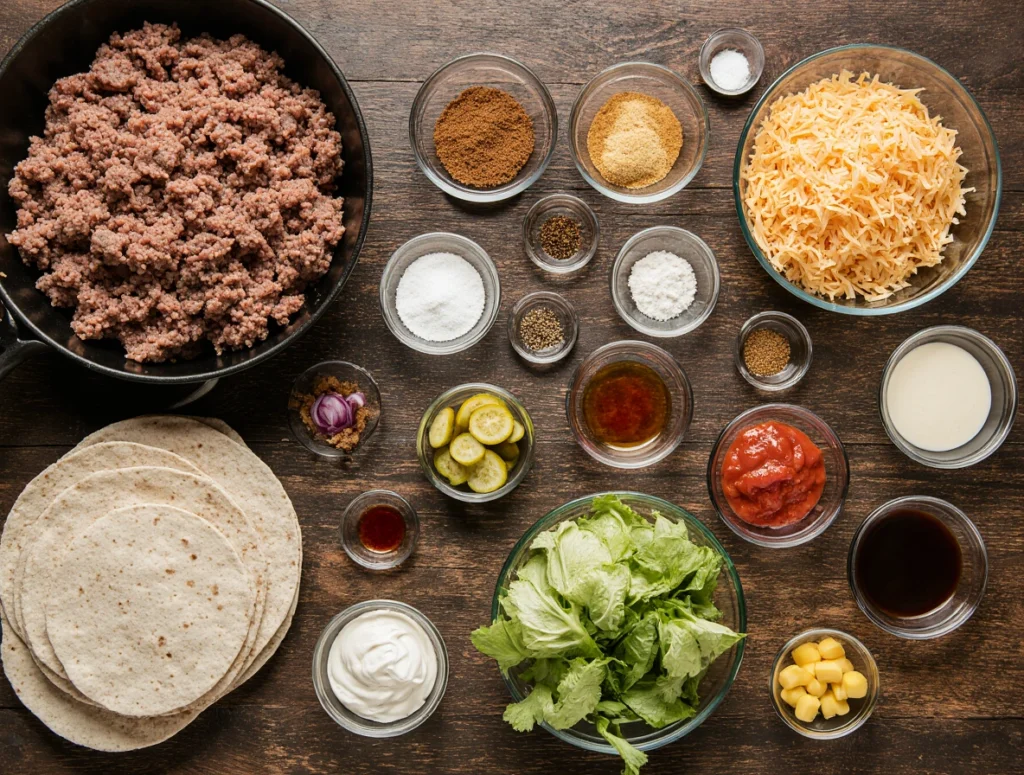 Smash Burger Taco – Viral Recipe You Must Try 2 smash burger taco recipe 2