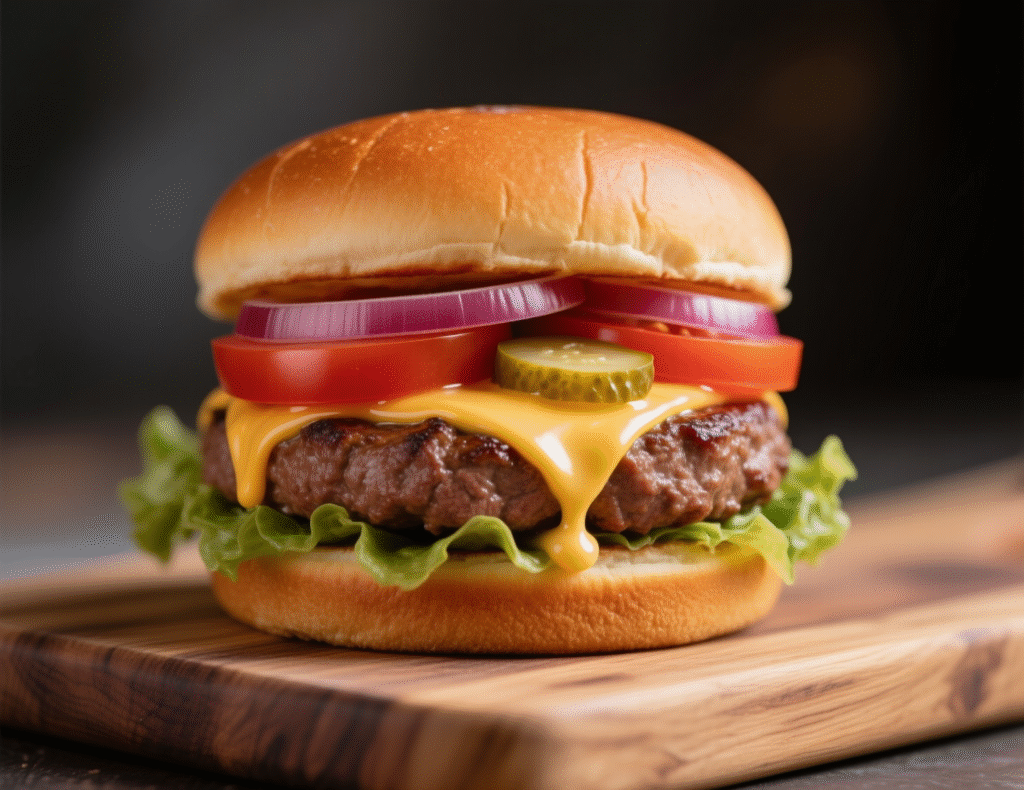 How to Make the Best Cheeseburger at Home – Grill, Stove, Skillet & Air Fryer Methods 1 Cheeseburger